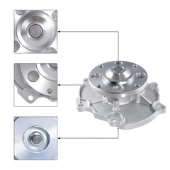 AULINK water pump back casing detail highlighting robust construction and durability
