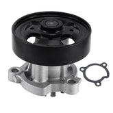 AULINK water pump front view showing mounting flanges and correct fitment benefit