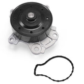 AULINK water pump front view showing mounting points and direct-fit benefits