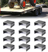 Aupar front view of 12-pack stake pockets showing complete set and benefit of ready supply