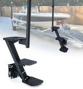 Aupar front view of three-step assembly showing stable entry benefit