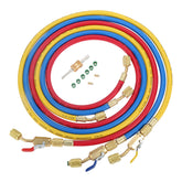 Aupoko three 60-inch hoses front view showing color-coded lines and valves for efficient service