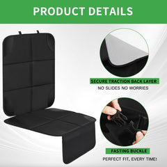 Aurelema backseat organizer with pockets storing snacks and devices neatly
