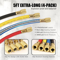 AURELIO TECH Acme adapters trio displayed next to cylinder valve for fast, secure hookups