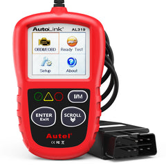 Autel AL319 front view showing compact design and easy grip benefit