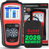 Autel AL519 front panel showing ports and buttons for quick diagnostics