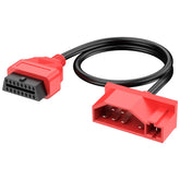 Autel 7-pin cable front connector showing secure fit and reliable connection