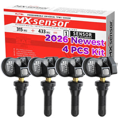 Autel MX-Sensor front packaging showing set of four sensors and benefits