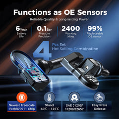 Autel MX-Sensor metal valve mounted on wheel demonstrating secure fit