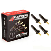 Autel valve stem kit front packaging showing four stems and brand benefits