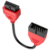 Autel adapter front view showing durable housing and secure fit benefit