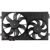 AUTISTOP front view of radiator fan assembly showing full fitment and airflow benefit