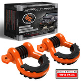 AUTMATCH D ring shackles front view showing sturdy bow and reliable connection