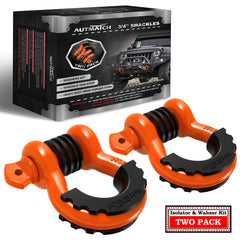 AUTMATCH D ring shackles front view showing sturdy bow and reliable connection