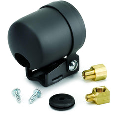 AUTO METER 2204 front view showing pedestal and secure fit benefit