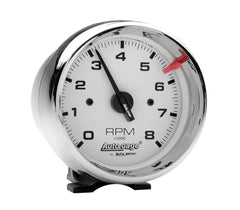 AUTO METER 2304 front face clear white dial for fast RPM reading