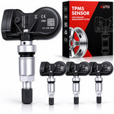 AUTO OCCASION front packaging showing four pre-programmed TPMS sensors and benefits