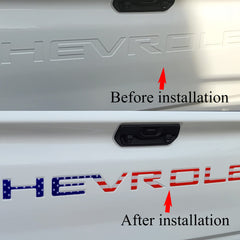 Auto safety close-up of ABS texture and adhesive edge highlighting weather resistance