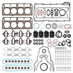 AUTOBABA gasket kit front packaging showing full contents for 5.3L engines, simplifies parts sourcing