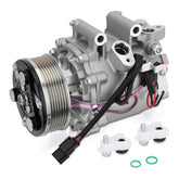 AUTOBABA front view of compressor showing compact direct-fit design and reliable cooling