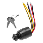 AUTOBABA ignition switch front view showing key slot and push-choke, clear operation