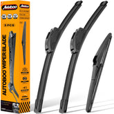 AUTOBOO front packaging showing 26, 16, 12 blades and benefit of complete replacement