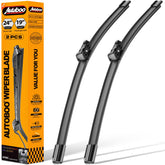 AUTOBOO front packaging showing blade set and fitment information, easy selection benefit