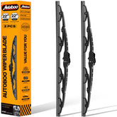 AUTOBOO front packaging showing replacement wiper blades and benefits