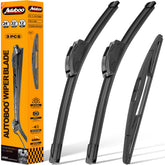 AUTOBOO front packaging showing complete 3-piece wiper kit and quick fit benefit