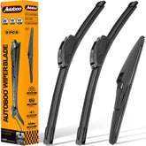 AUTOBOO front packaging of 3-blade Highlander set showing ready-to-install components