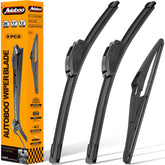AUTOBOO front packaging showing full wiper set and clear benefits