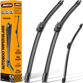 AUTOBOO front packaging showing kit fitment and included blades benefits clear replacement