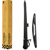 AUTOBOO rear wiper arm and blade front view showing fit and finish