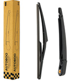 AUTOBOO rear wiper arm front view showing fit and mounting benefit