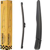AUTOBOO rear wiper front profile showing direct-fit design and improved visibility