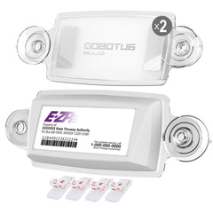 AUTOBOXCLUB front view of two-pack holder showing compact packaging and durable build