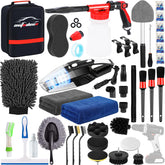 AUTODECO front packaging showing complete 40-piece kit for versatile cleaning