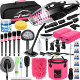 AUTODECO front packaging showing full 41-piece kit and pink accents for complete cleaning