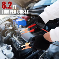 AUTODECO folded tow strap highlighting durable material for vehicle recovery