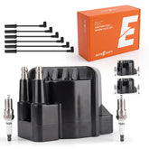 autoexact coil packs front view showing three coils and reliable replacement benefit