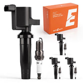 autoexact front packaging showing full 4-coil and 4-plug kit for quick identification and convenience