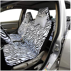AUTOFAN rear bench and backrest fitted with zebra covers for versatility