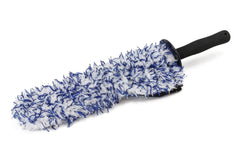 Autofiber Barrel Blade Lite front view showing full brush and blue plush cover for safe cleaning