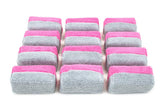 Autofiber mini front packaging showing 12-pack and pink gray pads saving product