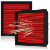 AUTOKAY front view of 2-pack engine air filter showing packaging and fitment benefit