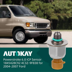 AUTOKAY ICP sensor threaded mount detail for secure fuel rail attachment