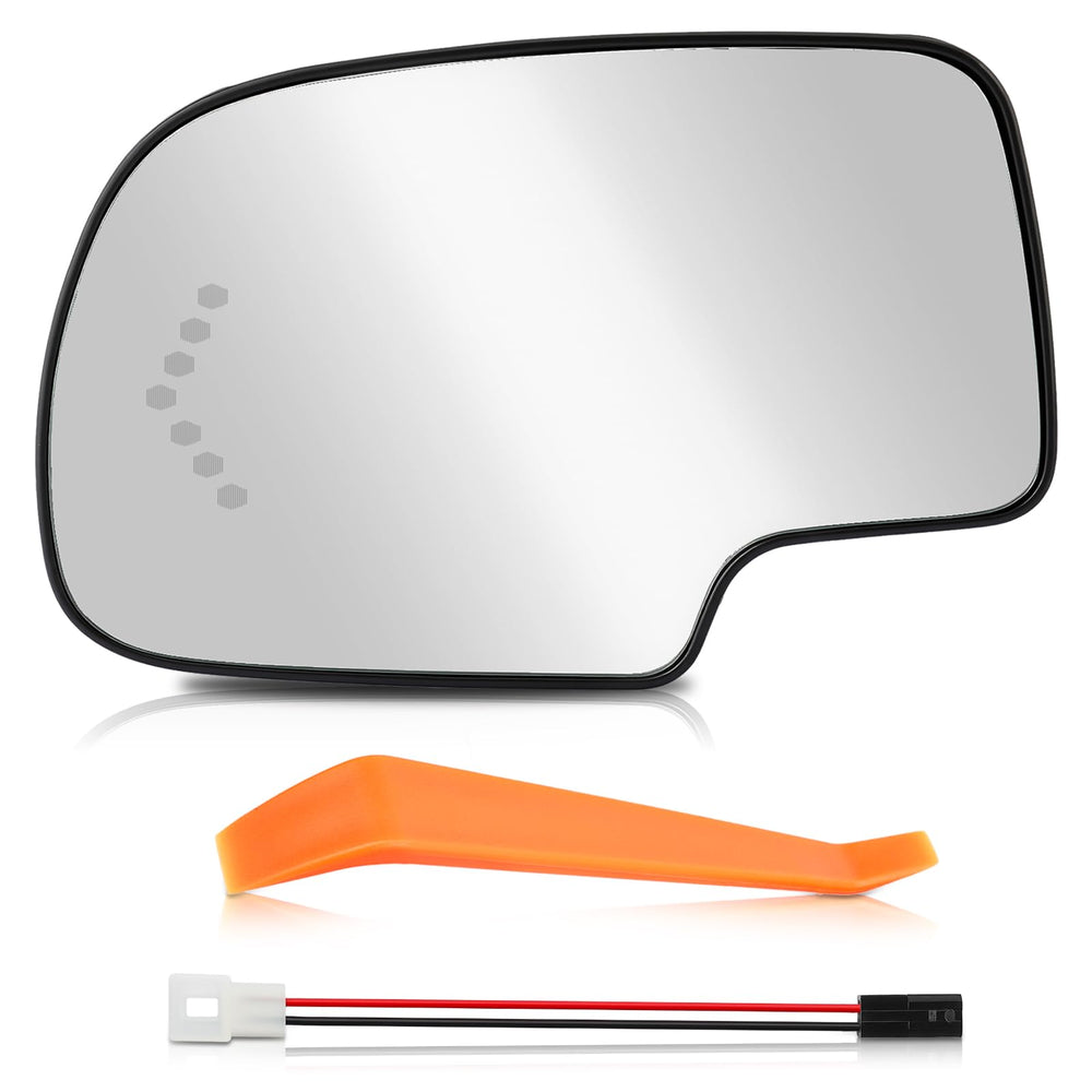 AUTOKAY left driver side mirror front view restoring clear visibility