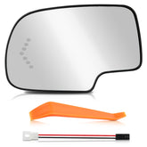 AUTOKAY left driver side mirror front view restoring clear visibility
