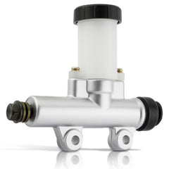 AUTOKAY front view of master cylinder showing mounting face and reservoir benefits fit verification