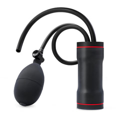AutoLine Pro front view showing full bladder adapter and pump, highlighting durability